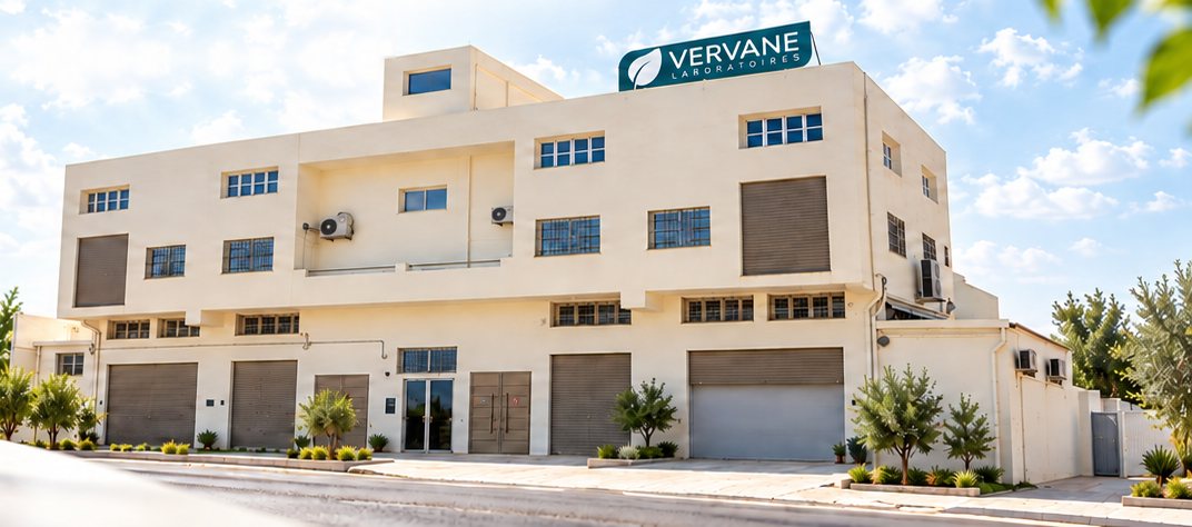 Le bâtiment des Laboratoires VERVANE à Sfax