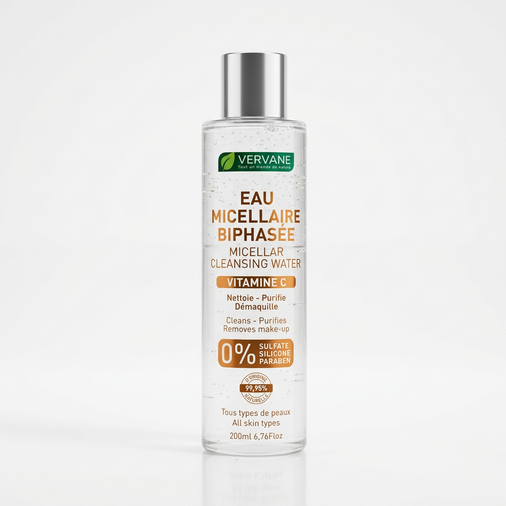 Eau Micellaire Biphasée : Vitamine C